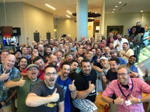 Guess what? I'm in the very back row!